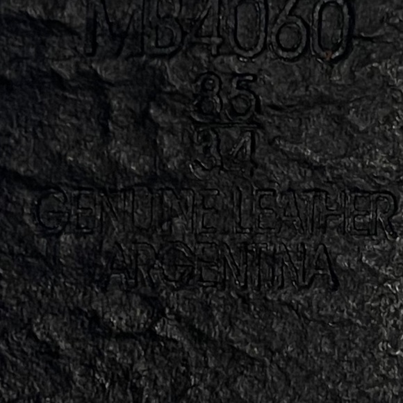 Fossil Brown Leather Belt with Silver Buckle size 42 - Picture 2 of 7